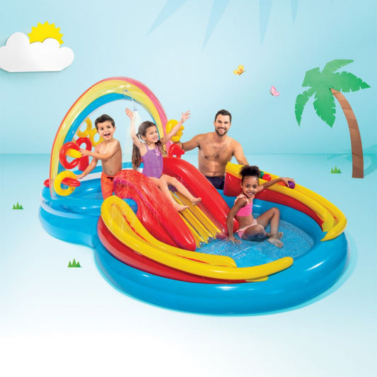 Bebi bazen sa toboganom 297x193x135cm