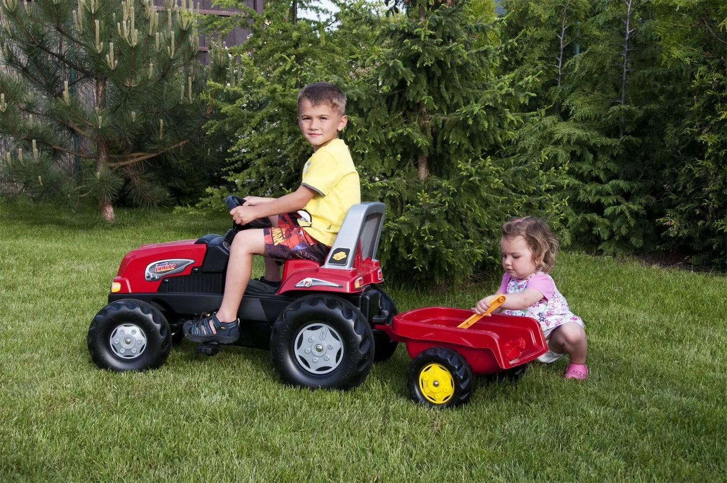 Rolly Toys traktor junior sa kid prikolicom na pedale