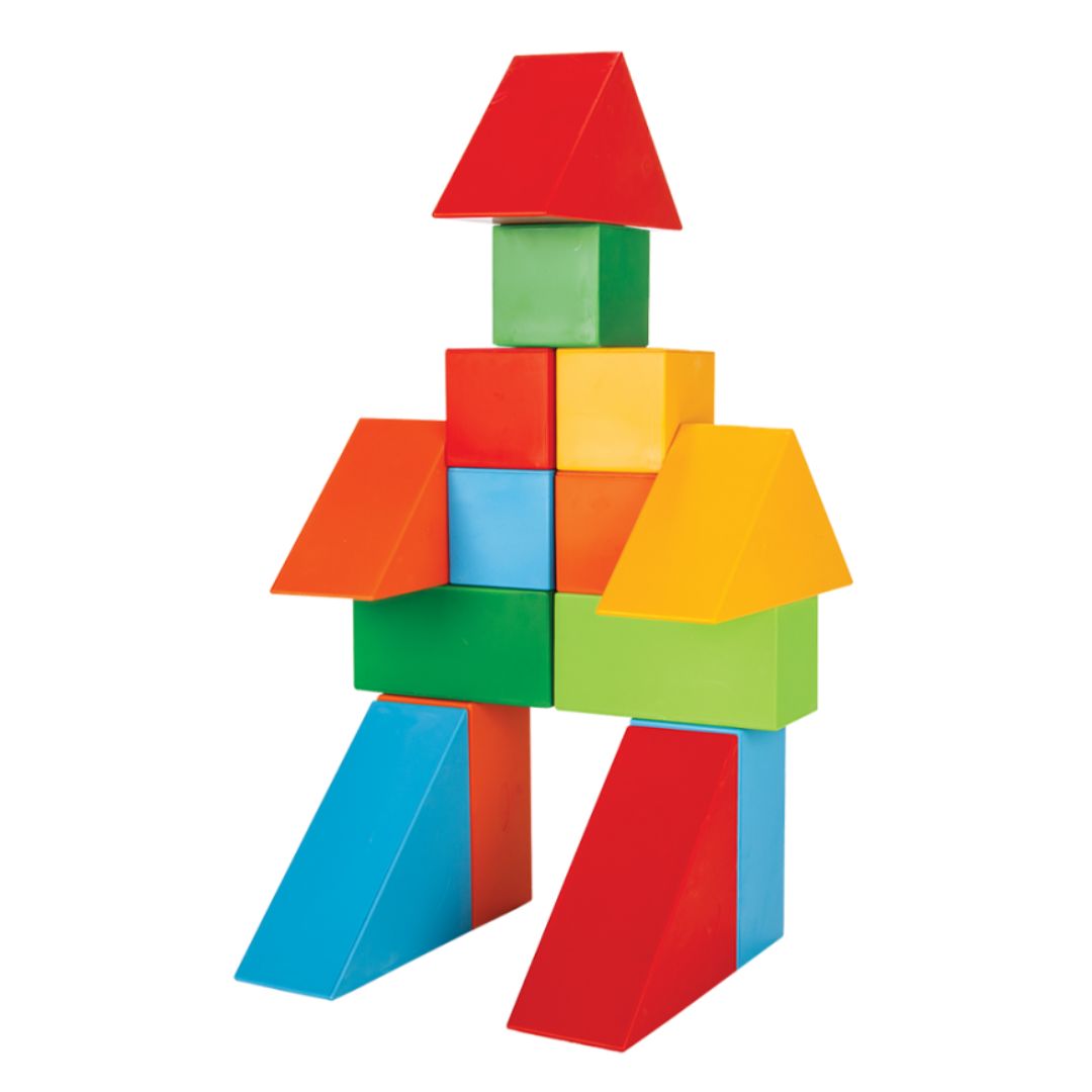 Velike kocke - Geometrijski oblici Pilsan 30 kom.