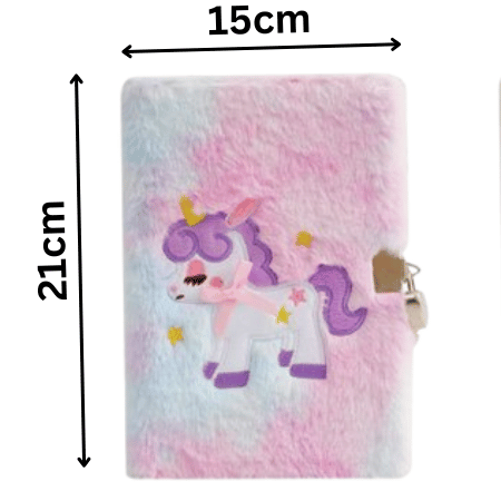 Plišani dnevnik sa ključem Jednorog