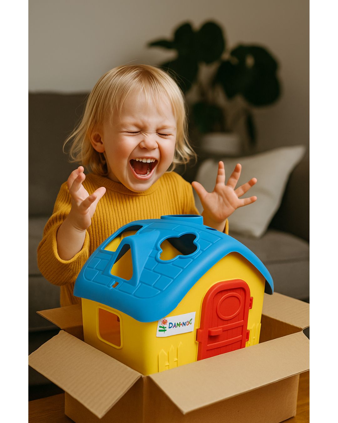 Kućica umetaljka za bebe sa oblicima