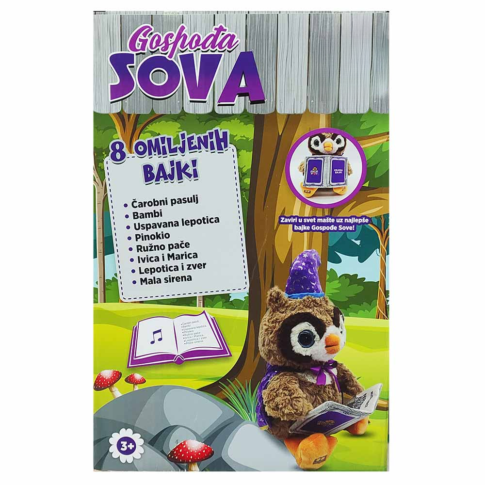 Gospođa Sova koja priča bajke na srpskom!