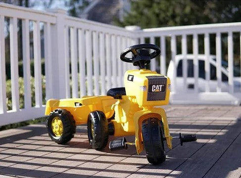 Rolly Toys CAT tricikl - traktor sa prikolicom na pedale