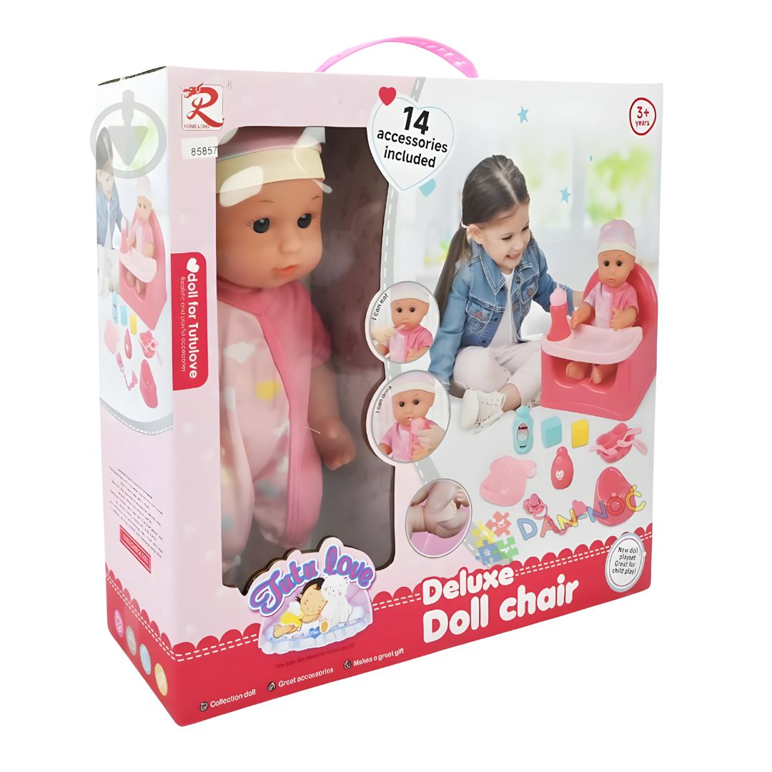 Set za hranjenje - Beba u fotelji