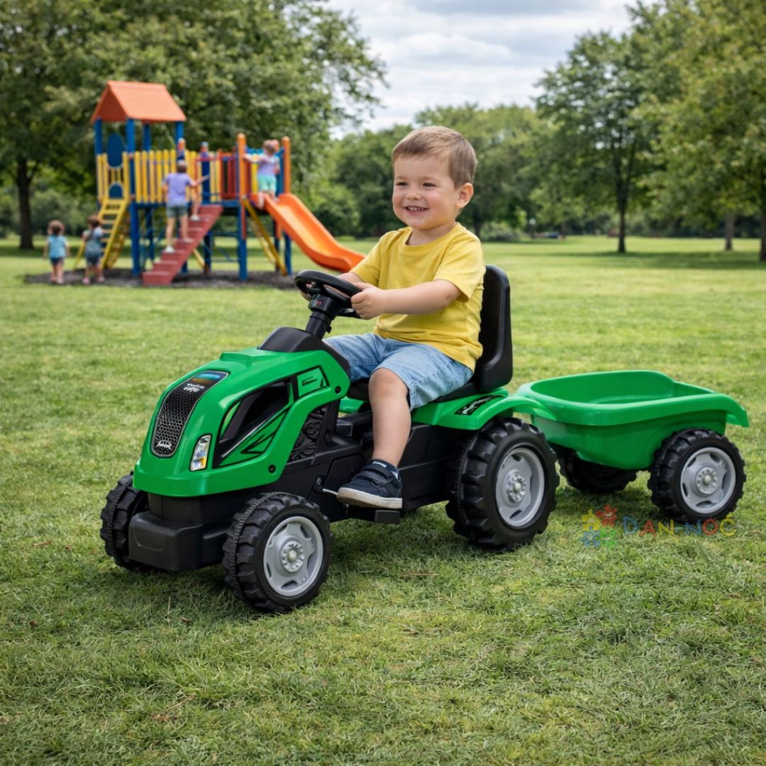 Traktor na pedale sa prikolicom