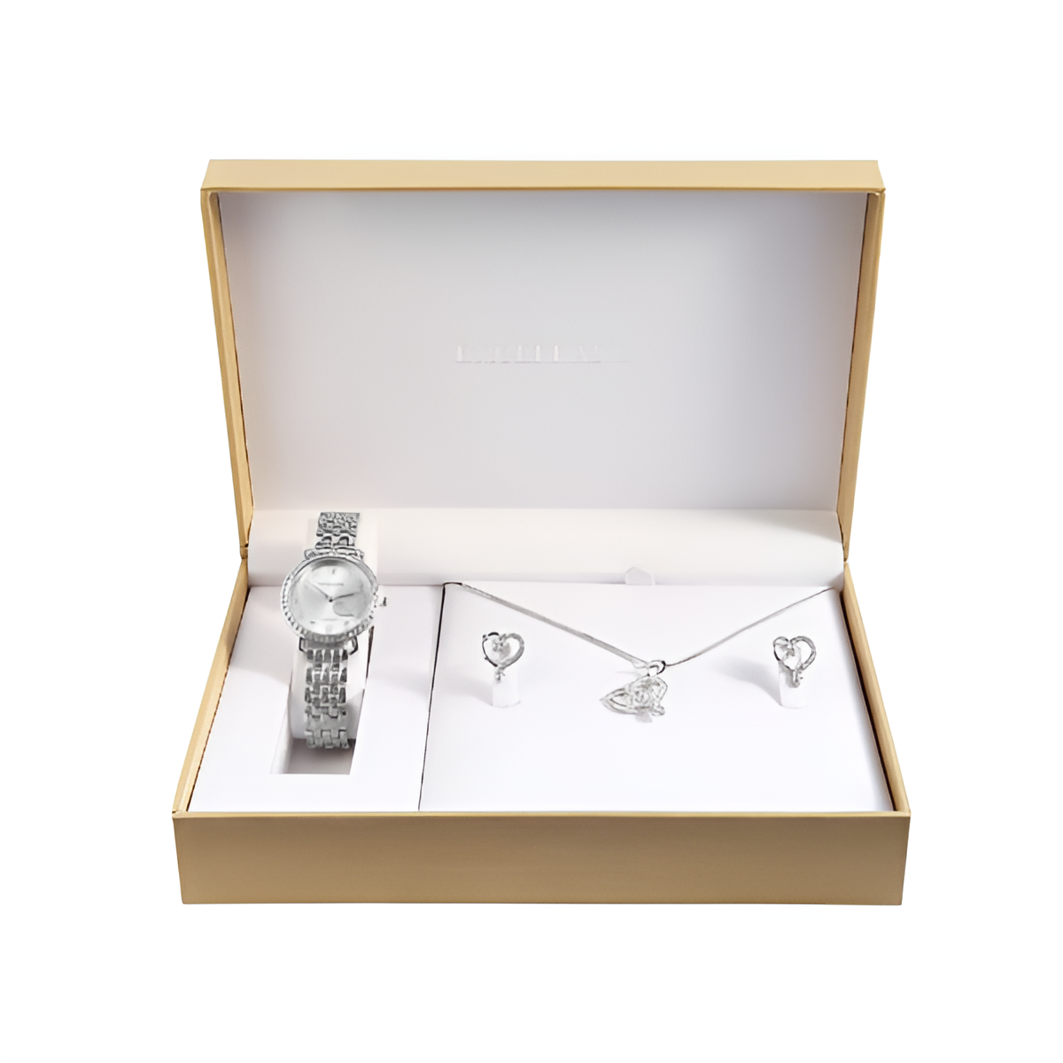 Ženski excellanc poklon set srebrne boje