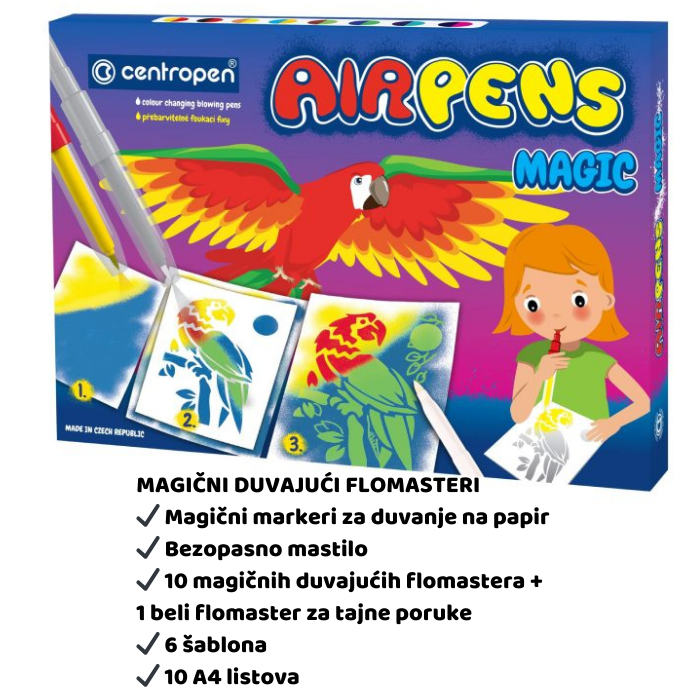 Magični duvajući flomasteri
