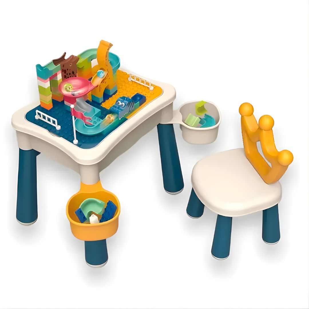 Dečiji set - Sto, stolica i kocke
