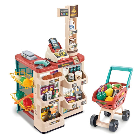 Supermarket set sa kolicima na baterije