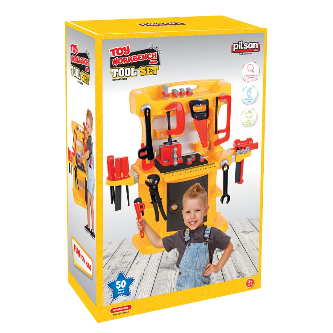 Radionica sa alatom za decu (45 delova) Pilsan