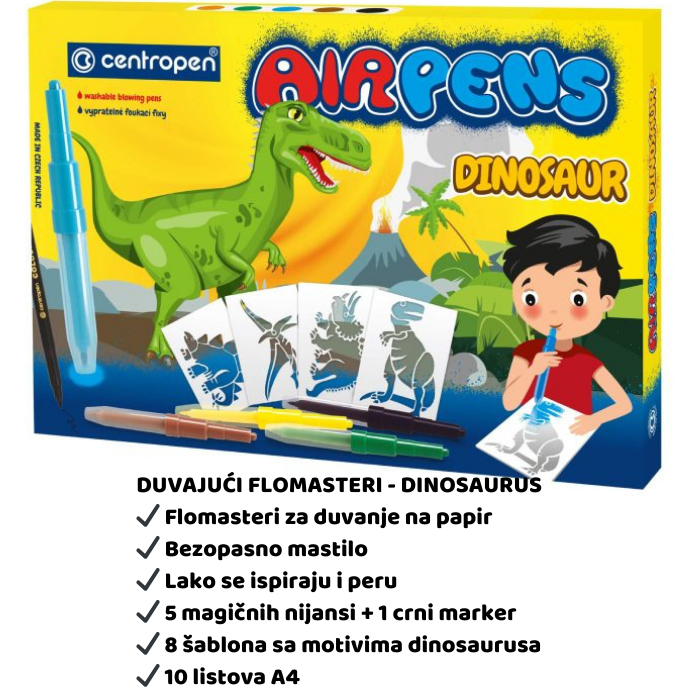 Magični duvajući flomasteri