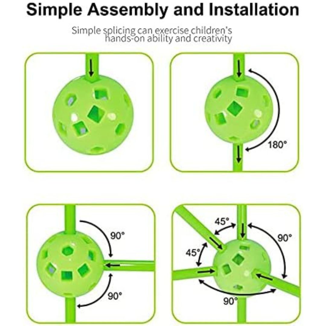 Magični svetleći štapići šator