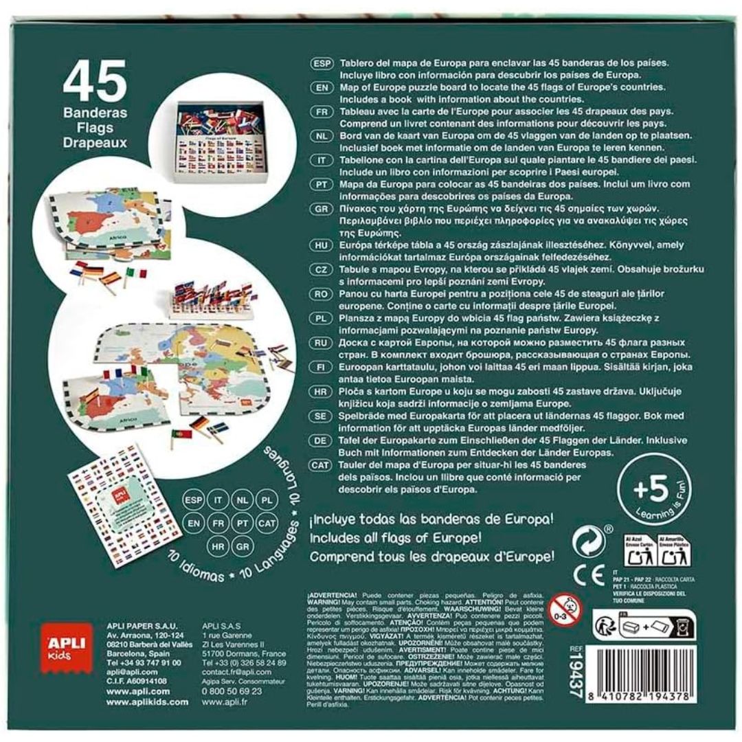Slagalica Evrope + 45 zastavica