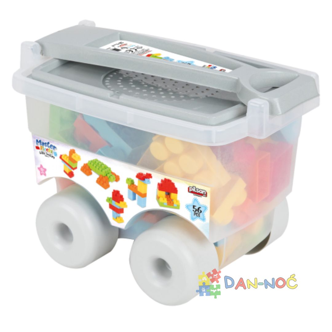 Kolica sa kockicama 56 kom Pilsan