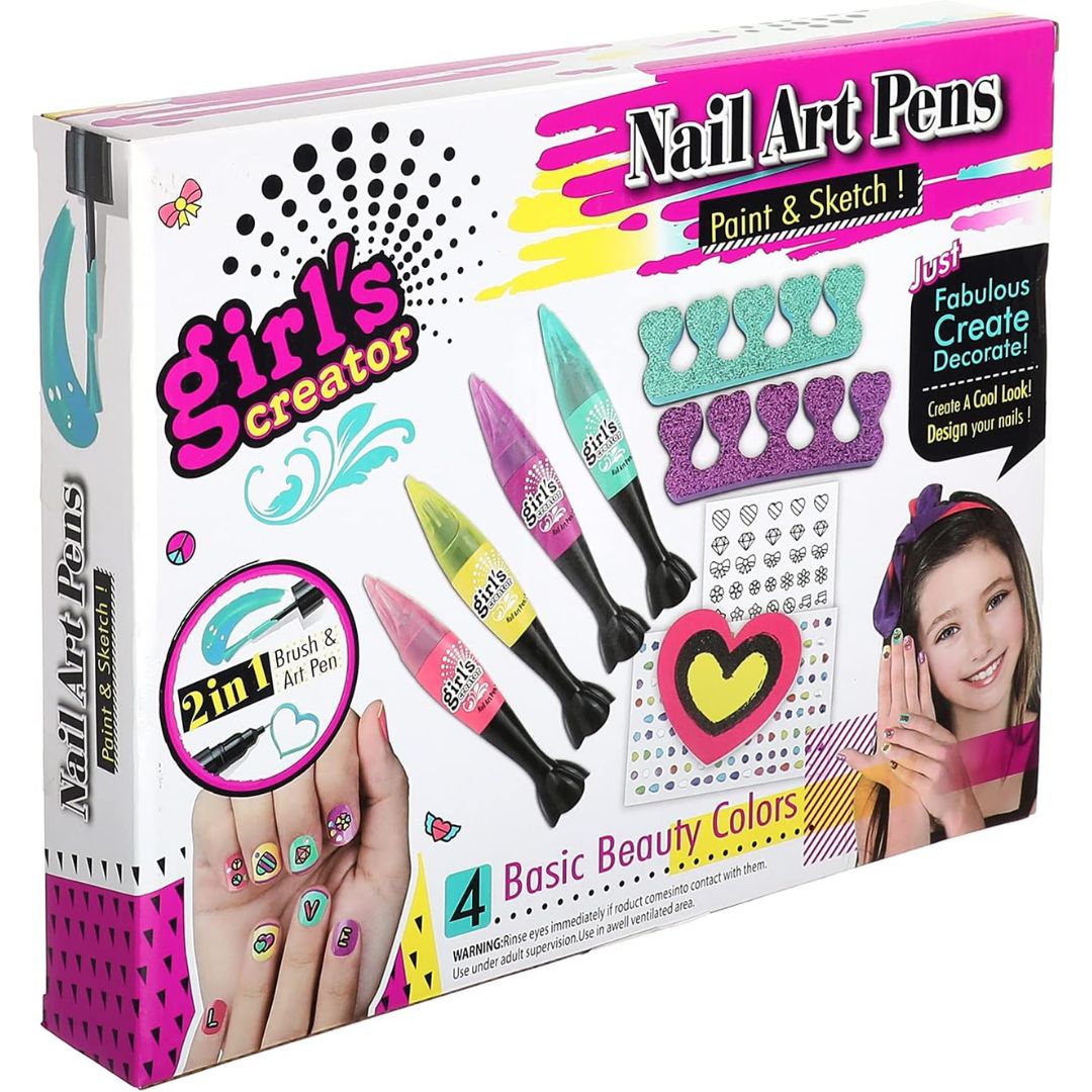 Dečiji set za manikir - Nacrtaj i ukrasi nokte