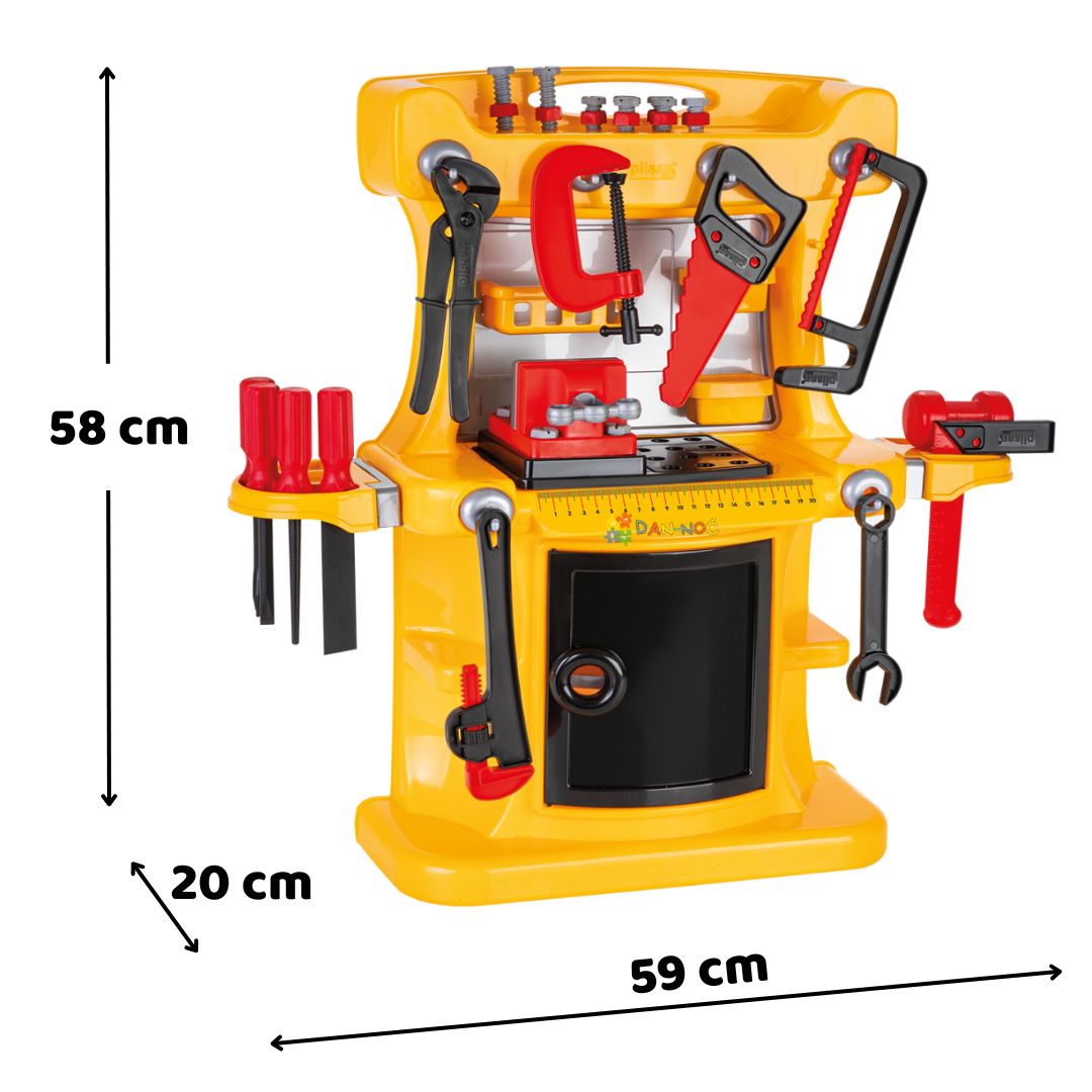 Radionica sa alatom za decu (45 delova) Pilsan