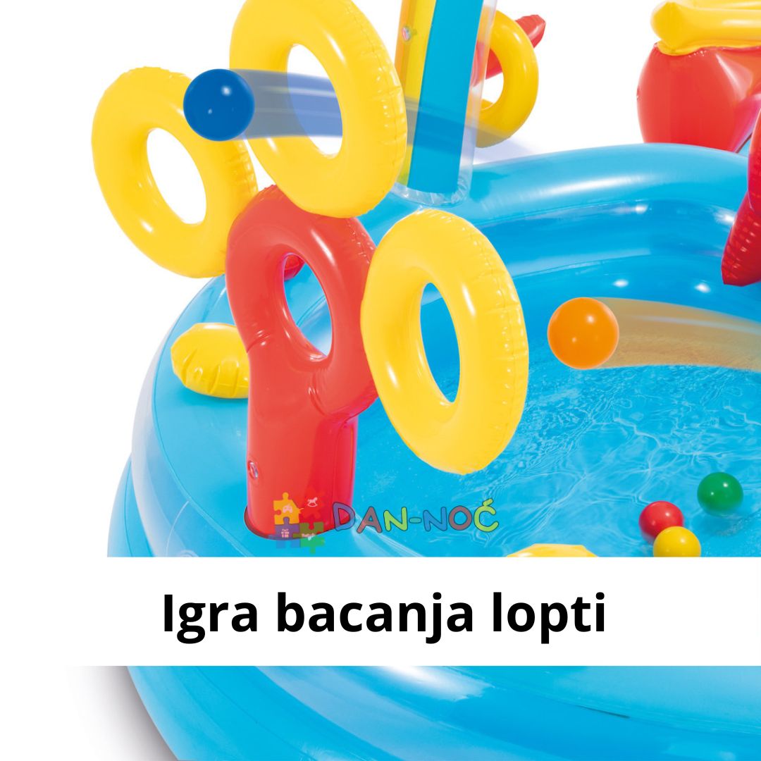Bebi bazen sa toboganom 297x193x135cm