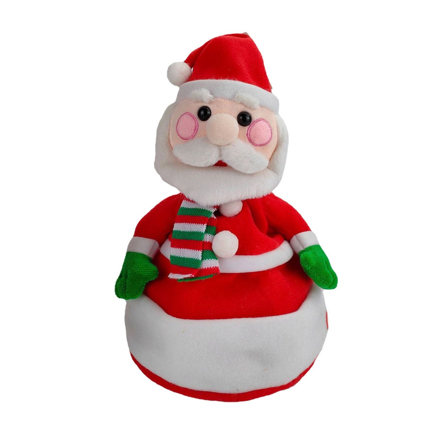 Interaktivna muzička novogodišnja kapa Deda Mraz