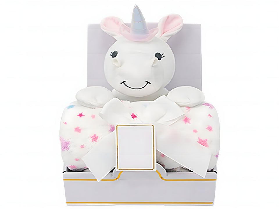 Plišani jednorog sa ćebetom