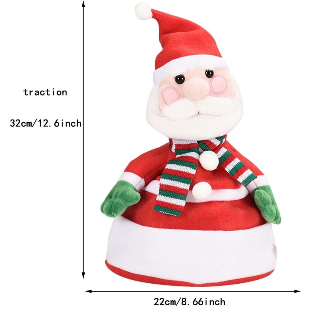 Interaktivna muzička novogodišnja kapa Deda Mraz