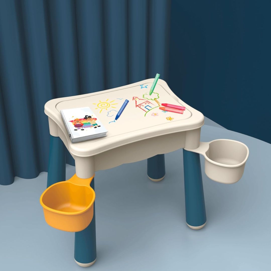 Dečiji set - Sto, stolica i kocke