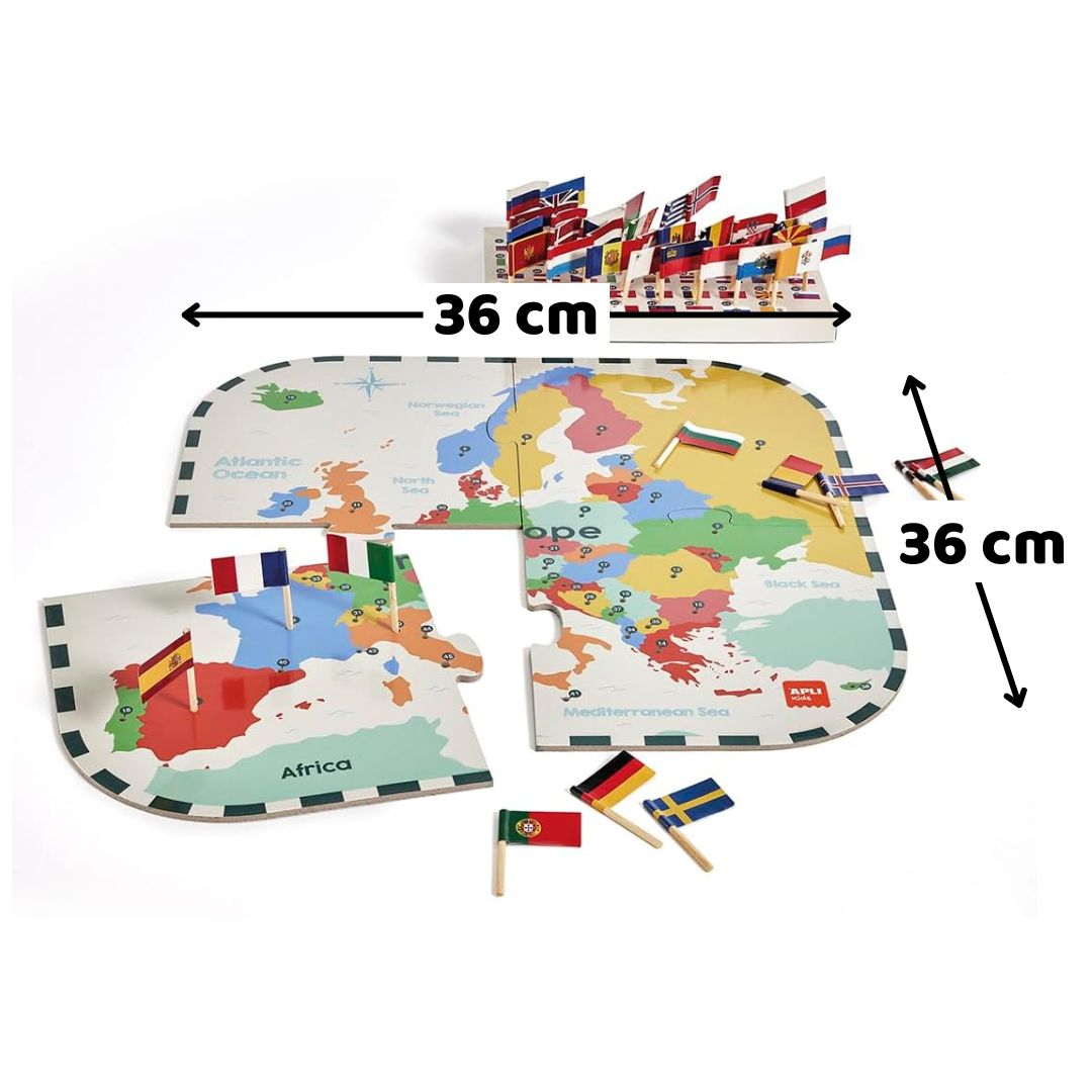 Slagalica Evrope + 45 zastavica