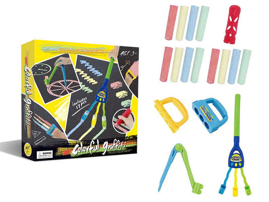 Kreativni set za crtanje kredama – Colorful Graffiti