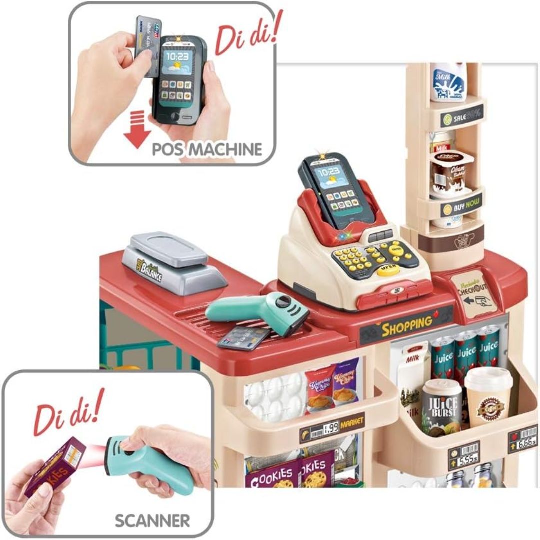 Supermarket set sa kolicima na baterije