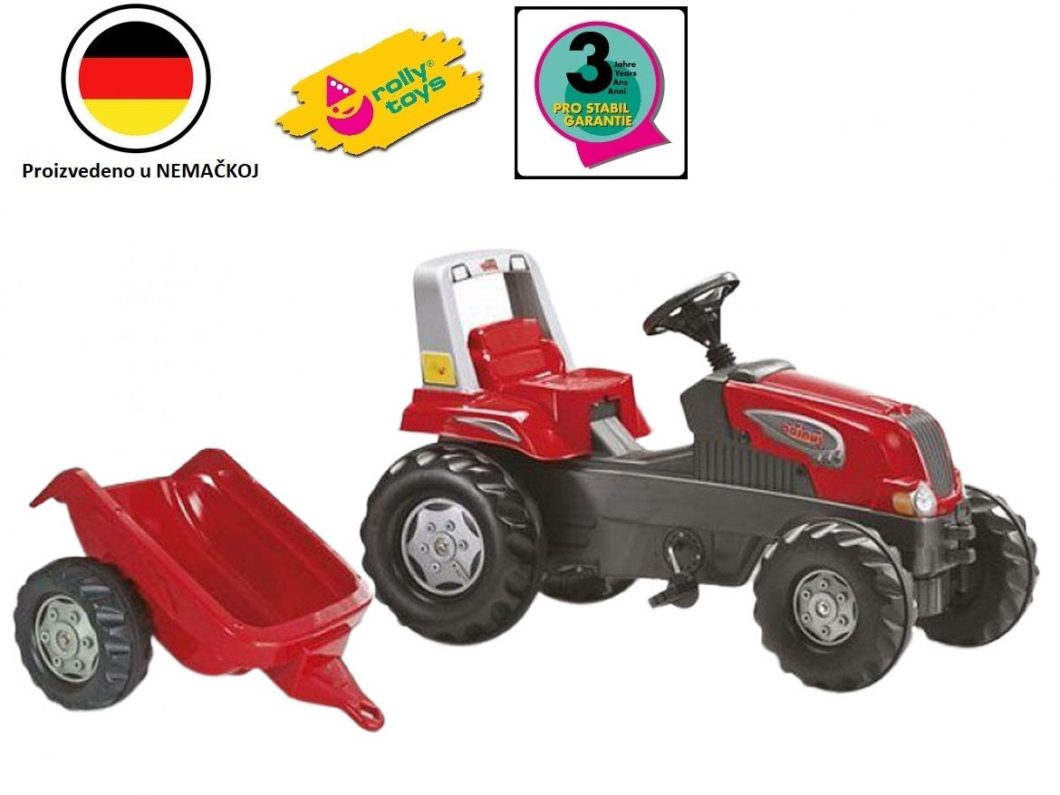 Rolly Toys traktor junior sa kid prikolicom na pedale