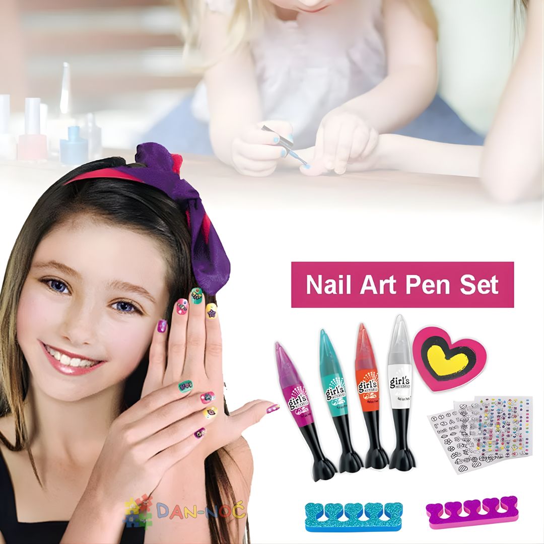 Dečiji set za manikir - Nacrtaj i ukrasi nokte