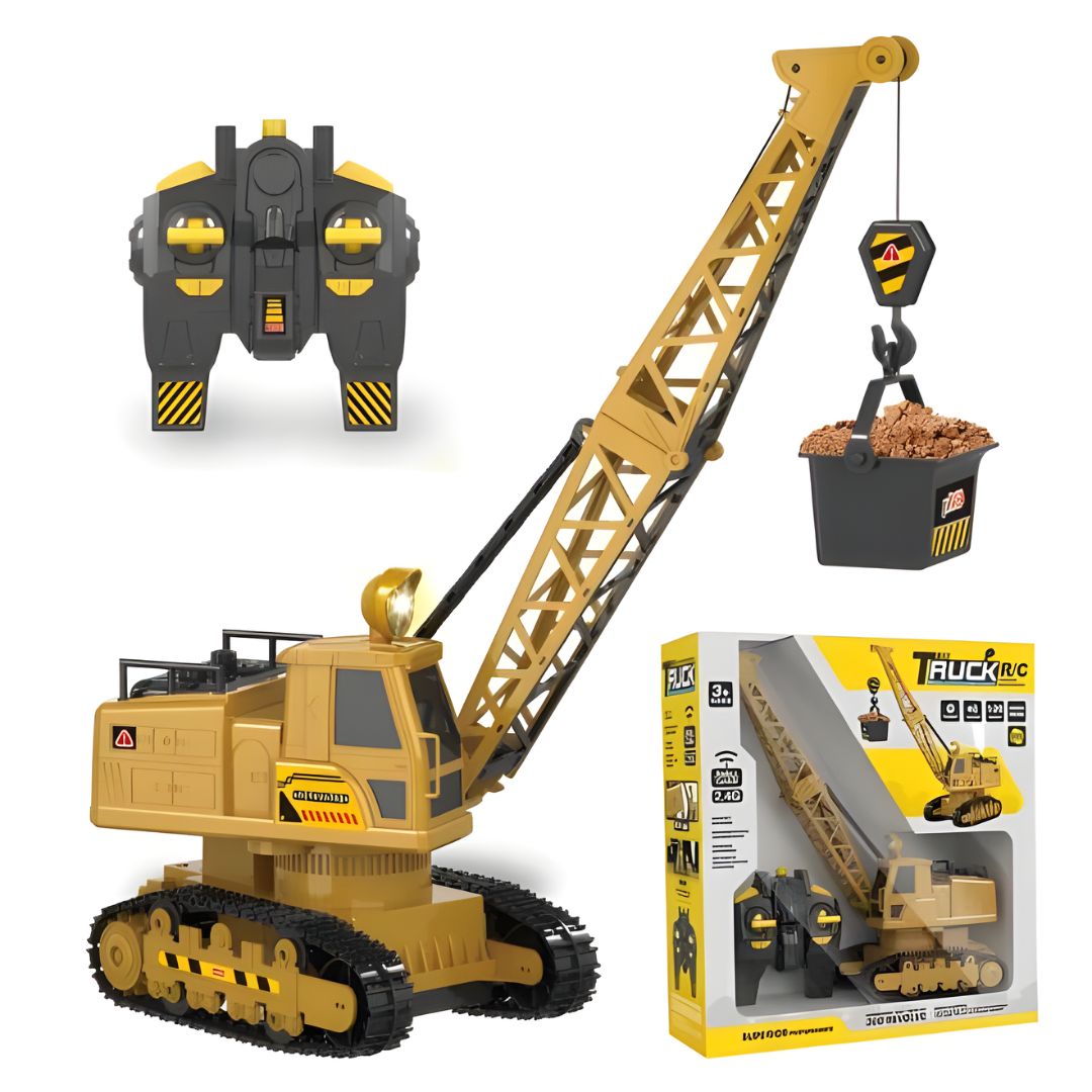 Građevinski kran sa gusenicom R/C 1:20 – Realistični dim, zvuk i svetlo