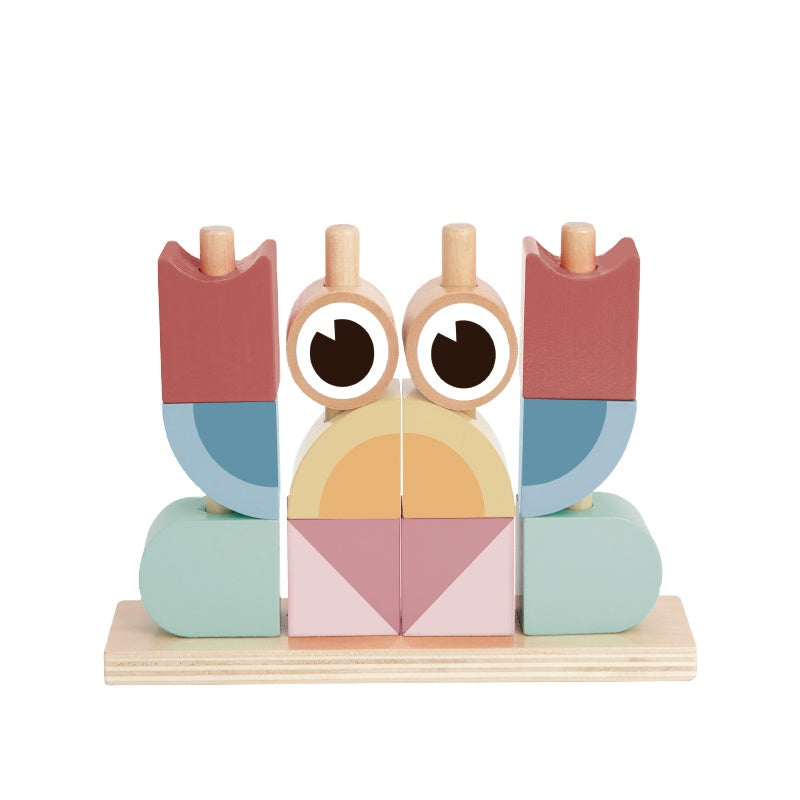 Tooky Toy Drvene kocke - Kreativni blokovi