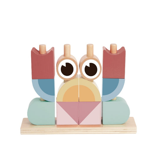 Tooky Toy Drvene kocke - Kreativni blokovi