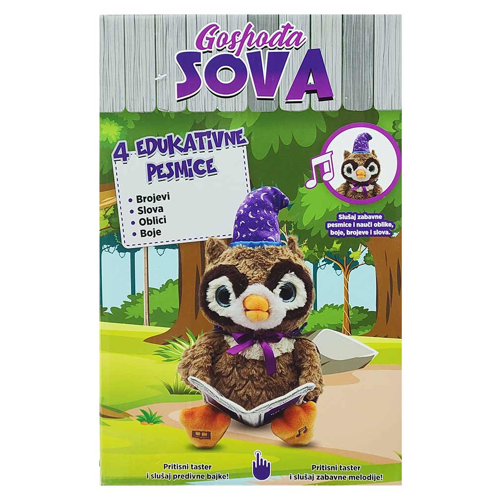 Gospođa Sova koja priča bajke na srpskom!