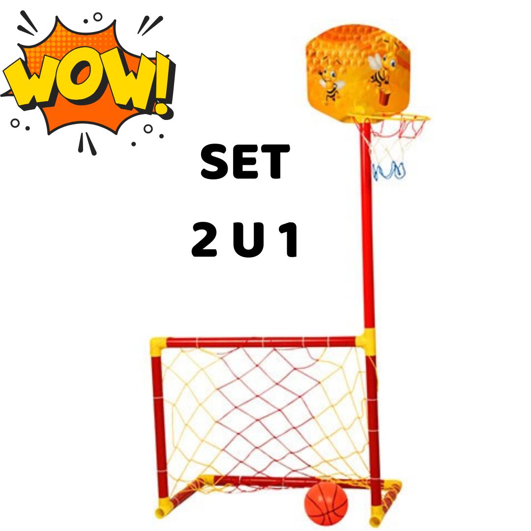 Košarkaški set sa golom 2 u 1