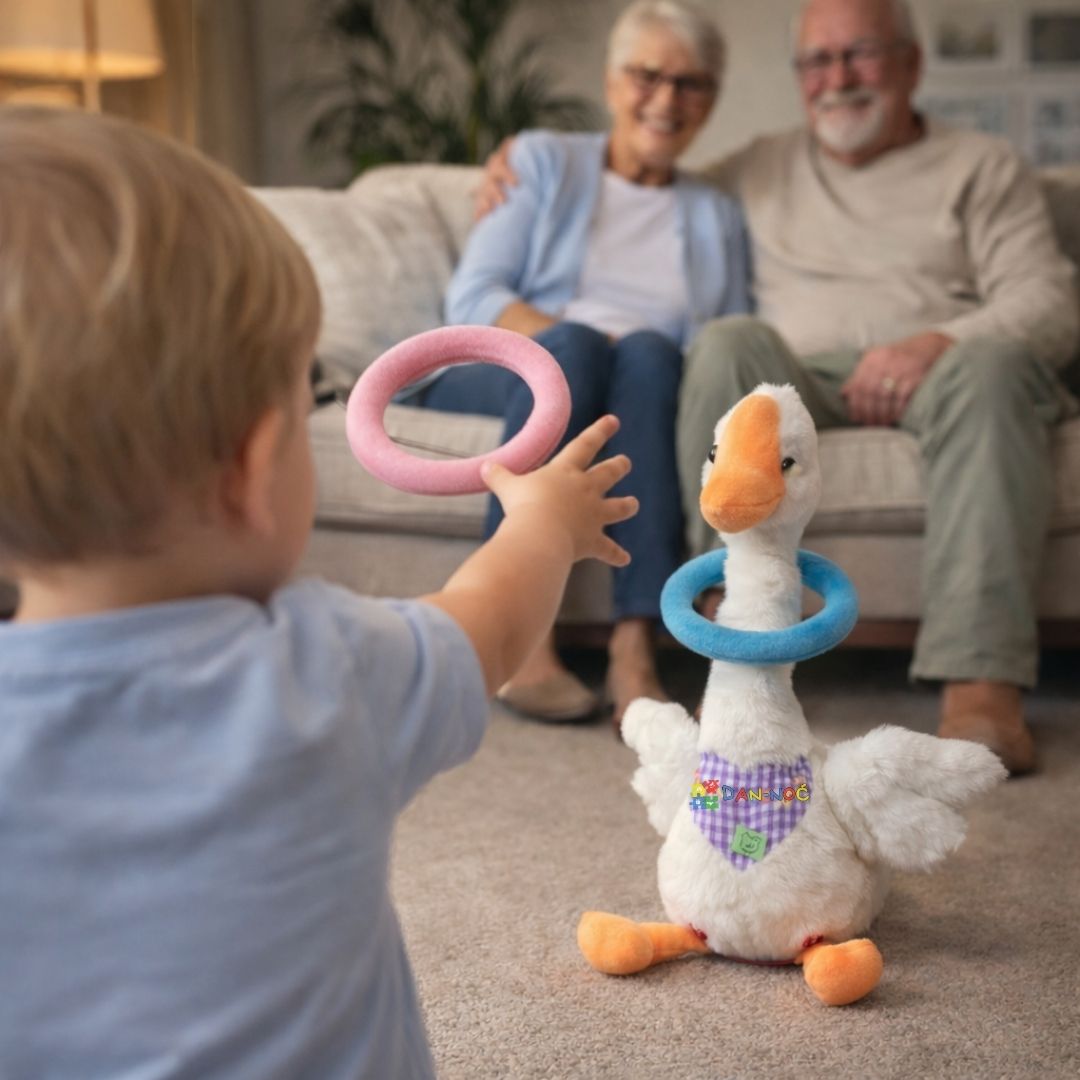 Muzički labud koji pleše i ponavlja reči