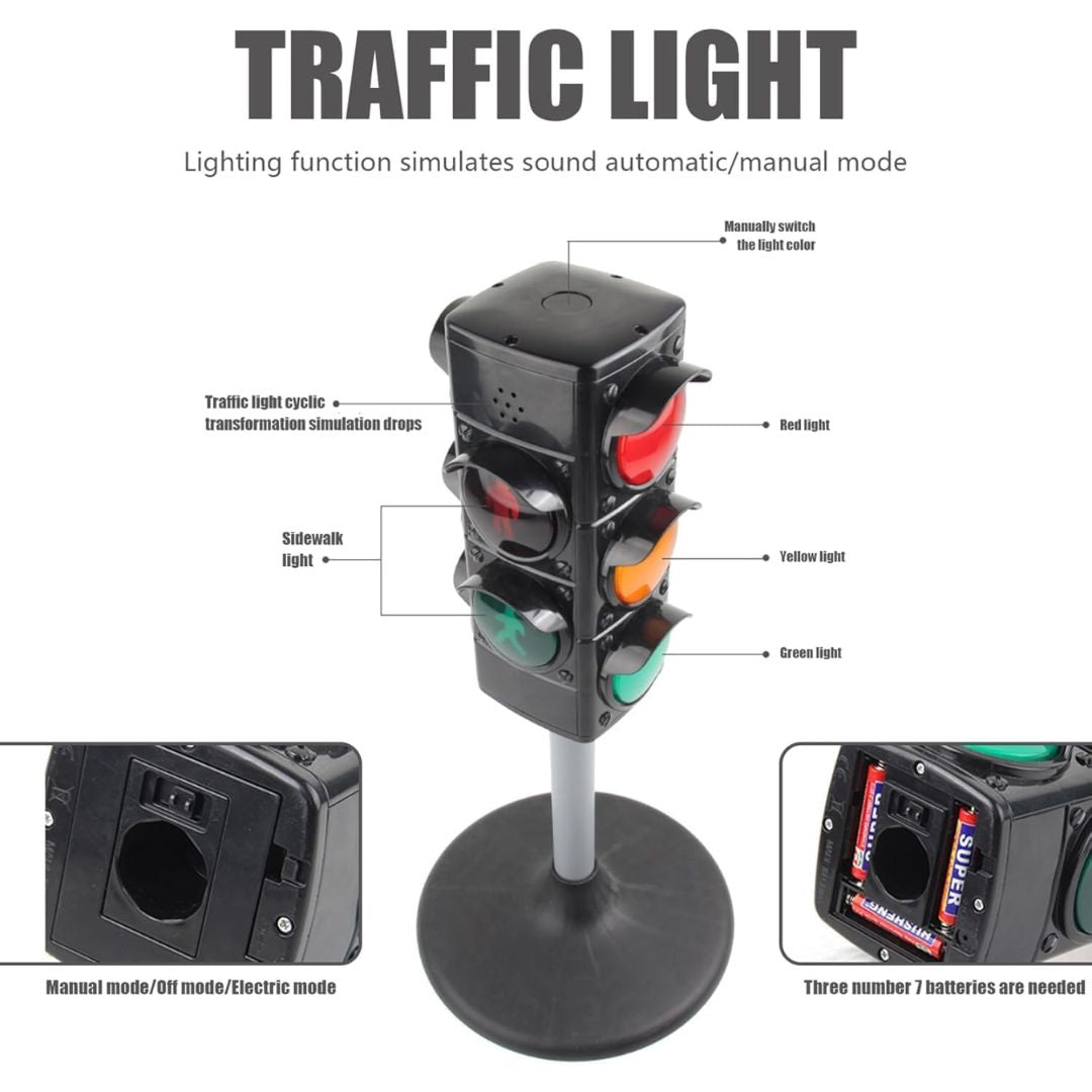 Semafor na baterije 70 cm