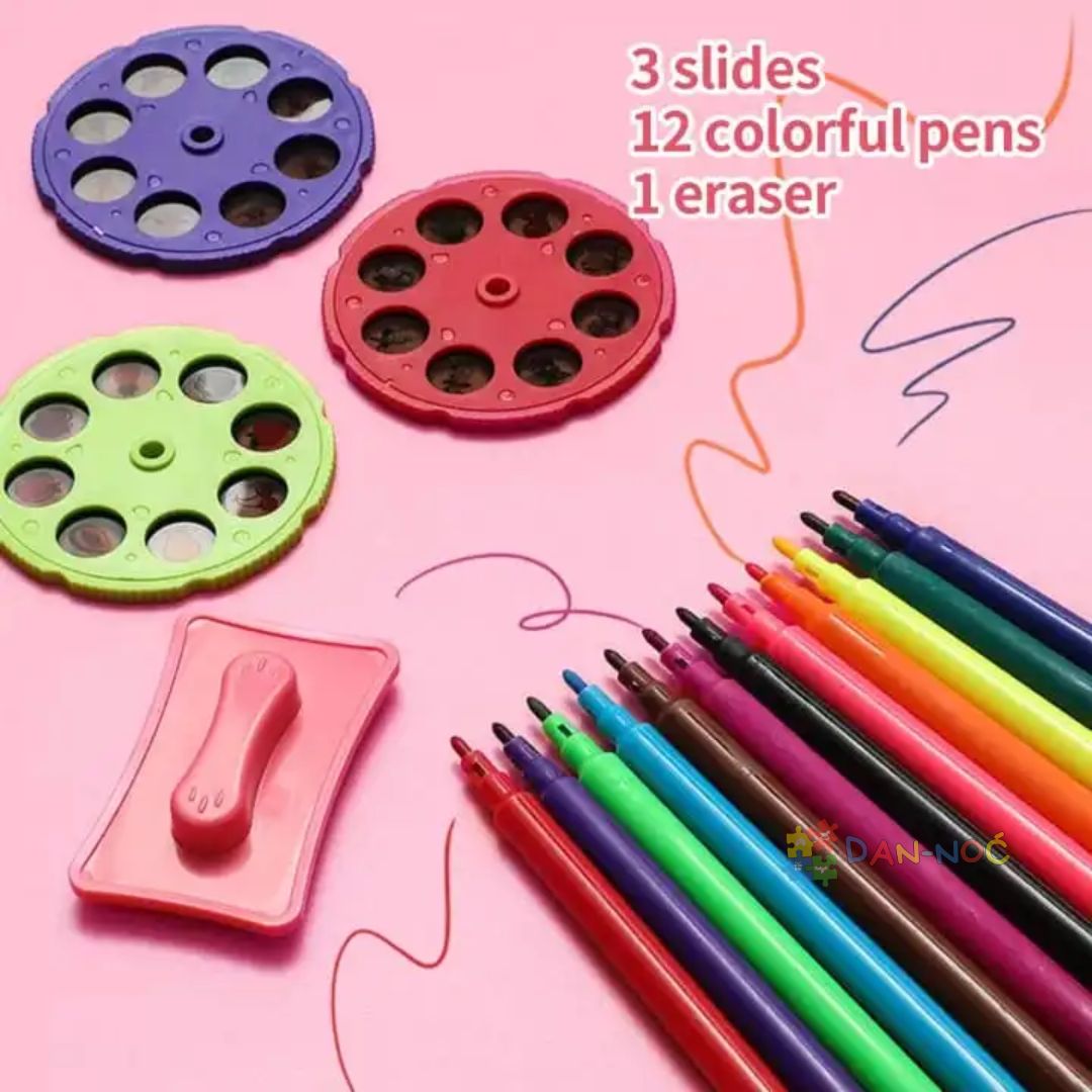 Sto za crtanje sa projektorom jednorog