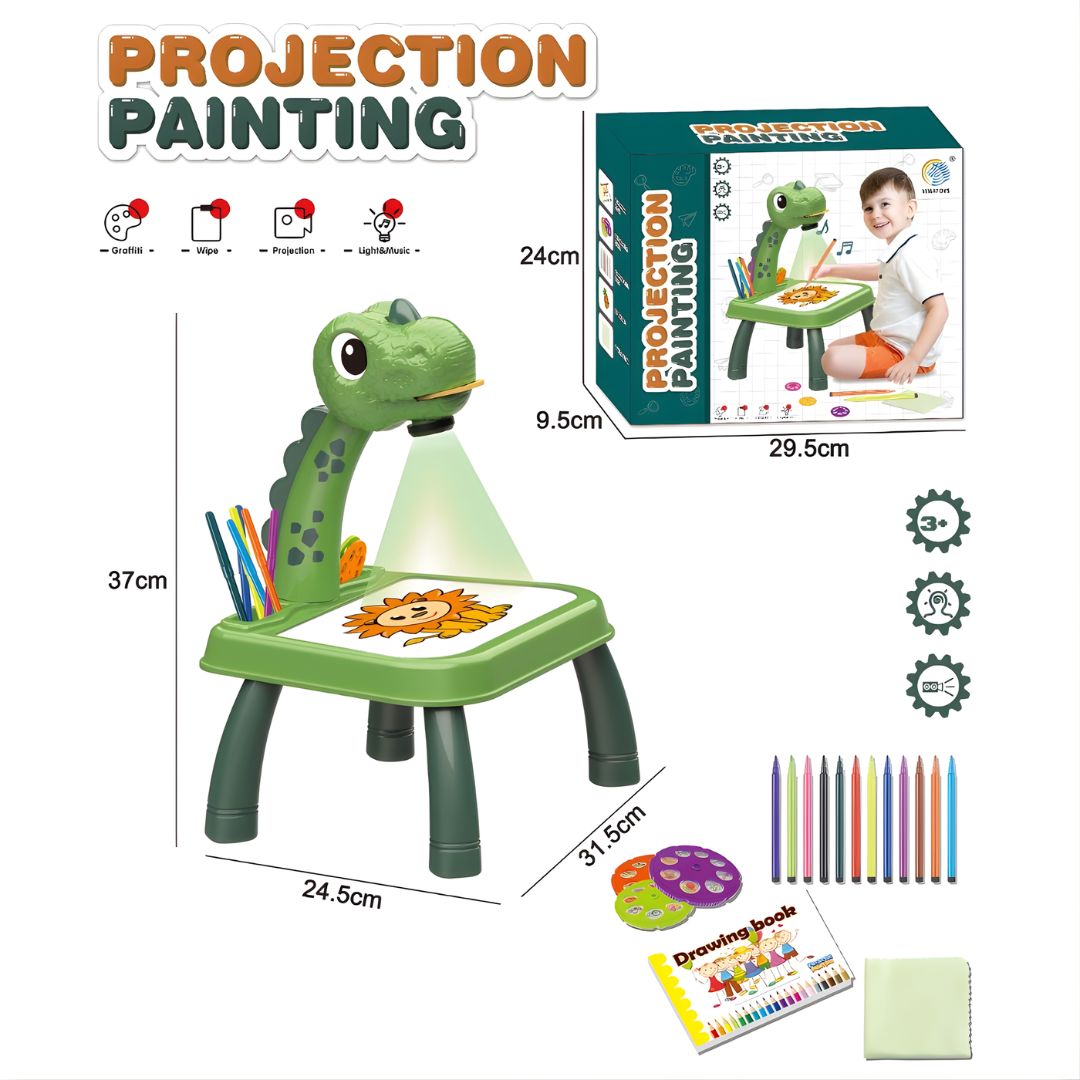 Sto za crtanje sa projektorom dino