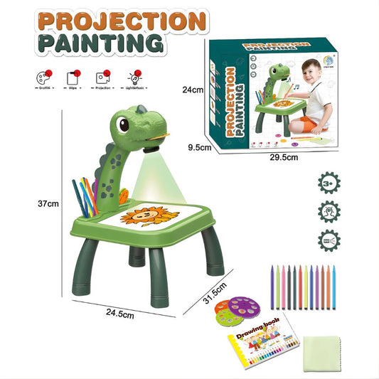 Sto za crtanje sa projektorom dino