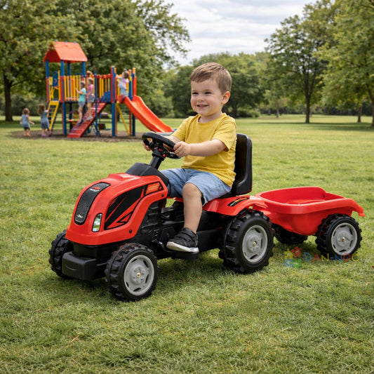 Traktor na pedale sa prikolicom
