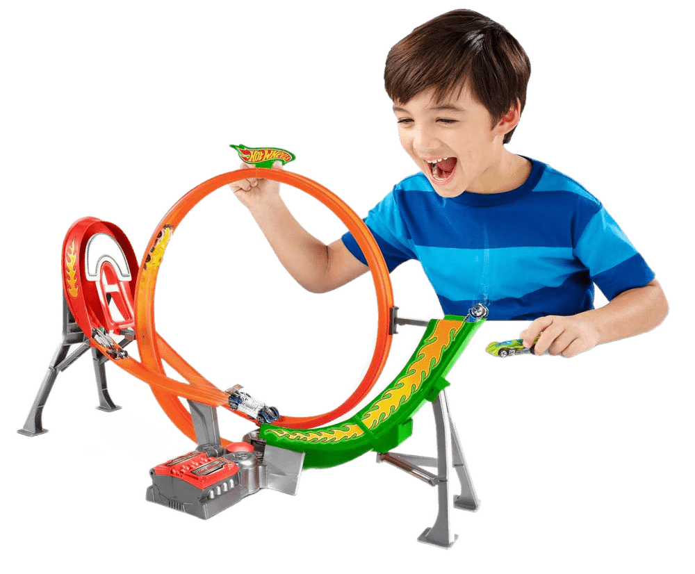 Hot Wheels trkačka staza sa 5 autića