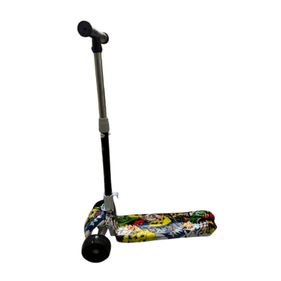 Trotinet grafitni sa svetlećim točkovima