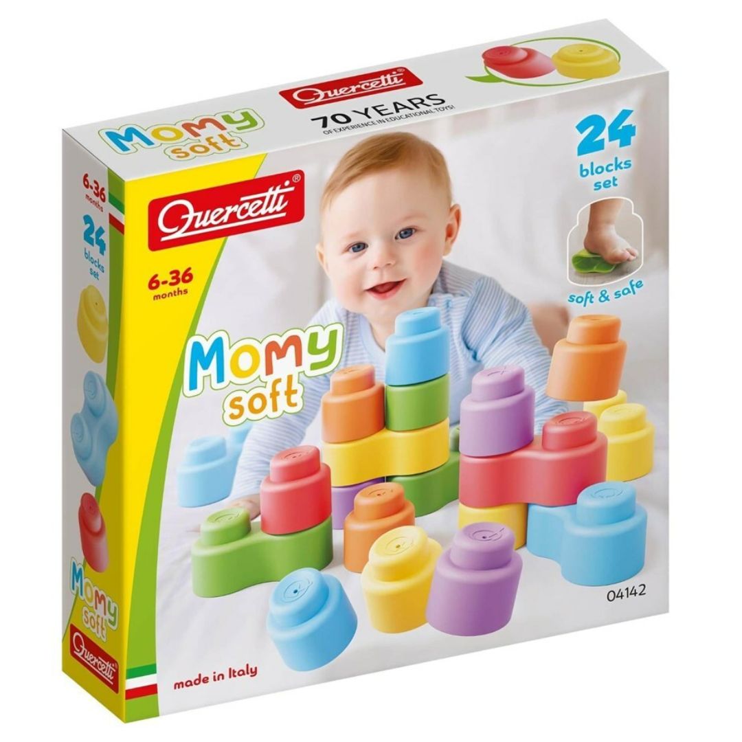 Mekane kocke Momy 24 kom Quercetti