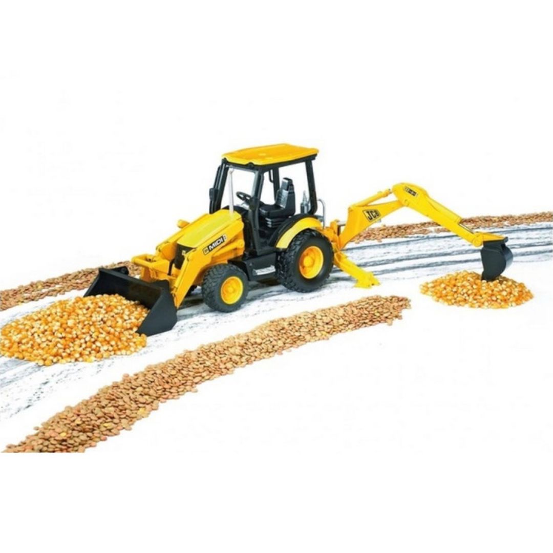 Utovarivač sa zadnjom kašikom JCB MIDI CX Bruder