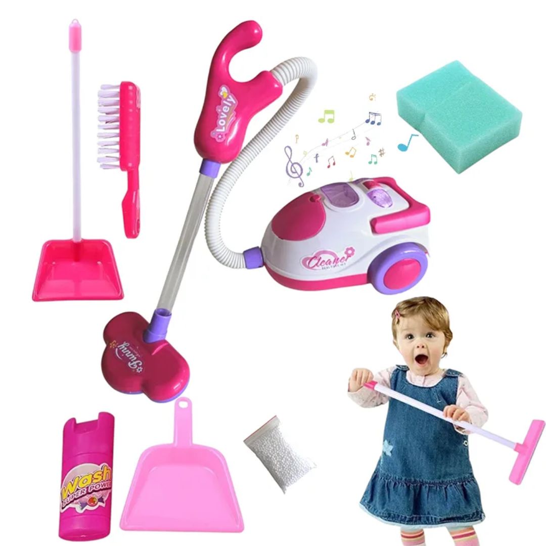 Veliki usisivač za decu sa setom za čišćenje