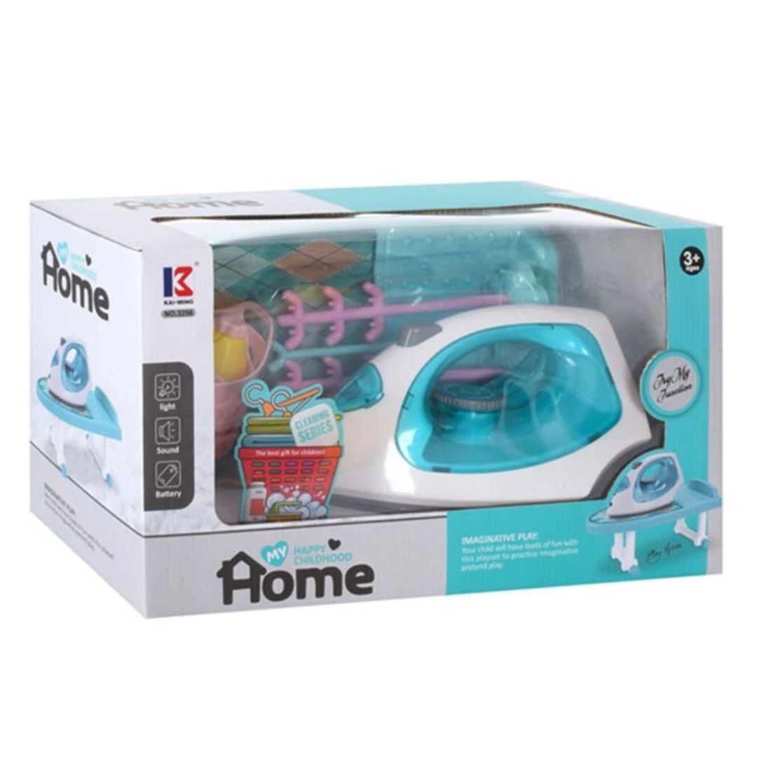 Pakovanje igračke Pegla sa daskom – igračka sa svetlom i zvukom u kutiji